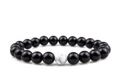 Ónix Howlit páros ásvány karkötő