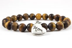 Matt tigrisszem karkötő Édesanyámnak