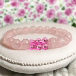 Gummy Bear karkötő - rózsakvarc