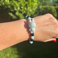 Alternative view of Labubu Design karkötő - ónix/türkiz