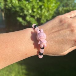 Alternative view of Labubu Design karkötő - ónix/rózsakvarc