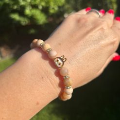 Alternative view of Labubu Design karkötő - matt napkő